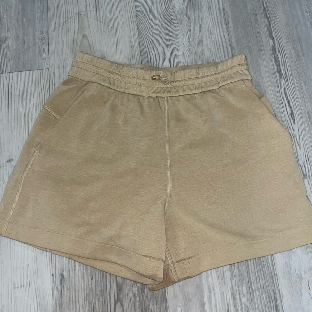 lululemon athletica High Waist Tan Women's Softreme Shorts